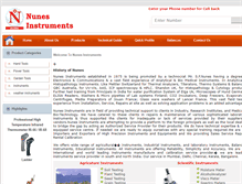 Tablet Screenshot of nunesinstruments.asia