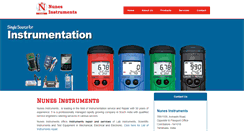 Desktop Screenshot of nunesinstruments.com